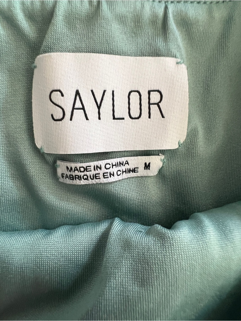 SAYLOR Kenzia Mini Dress in Aqua size medium NWT - Picture 10 of 10